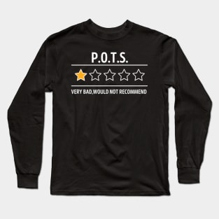 POTS Postural orthostatic tachycardia syndrome One Star Long Sleeve T-Shirt